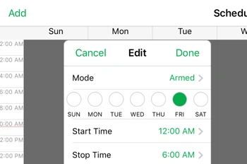 Set Smart Schedule