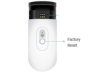 factory reset button arlo camera